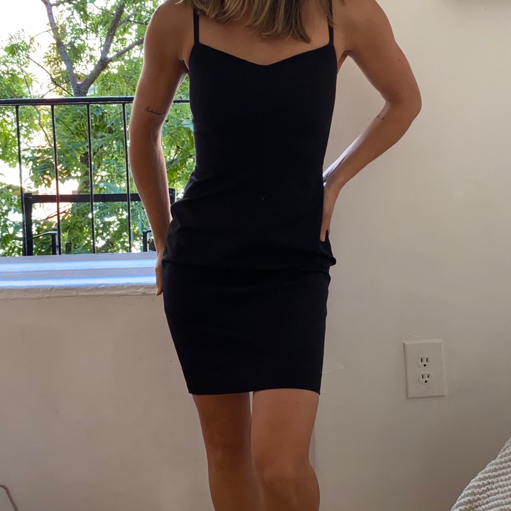 Banana Republic suit material a line dress